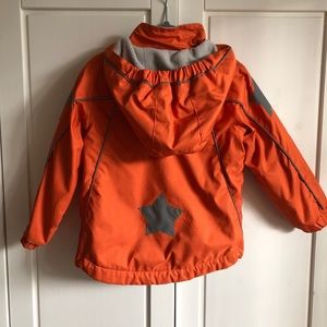 Orange Jacket with Gray Star